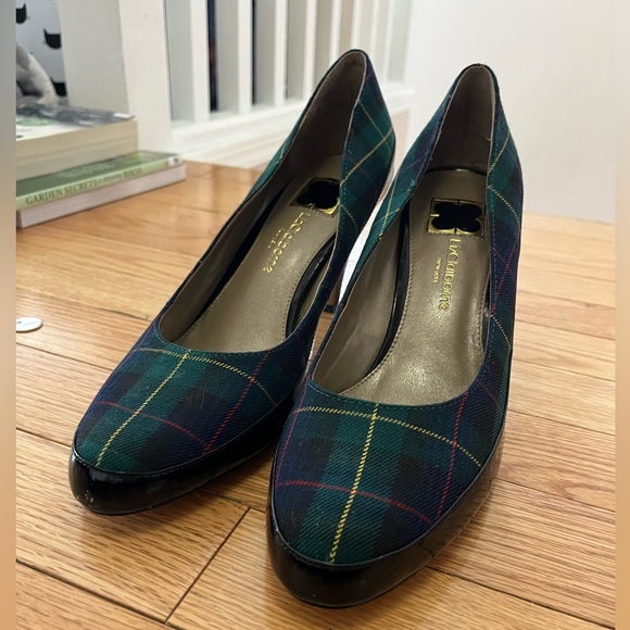 Vintage tartan Liz Claiborne heels - Picture 2 of 4